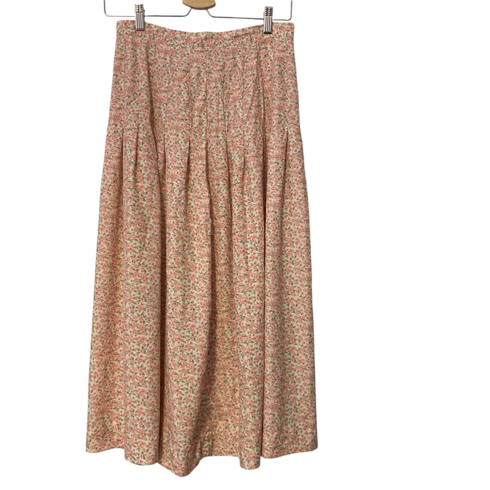 Vintage Floral Maxi Skirt